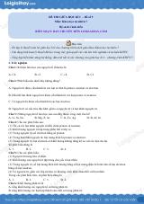 Đề thi giữa kì 1 KHTN 7 Cánh diều - Đề số 9